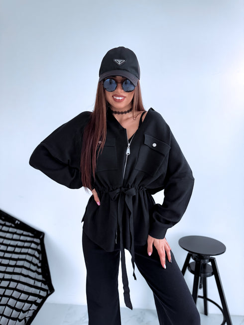 Komplekts "FLAGMAN MC4341" bikses + jaka - MELNS